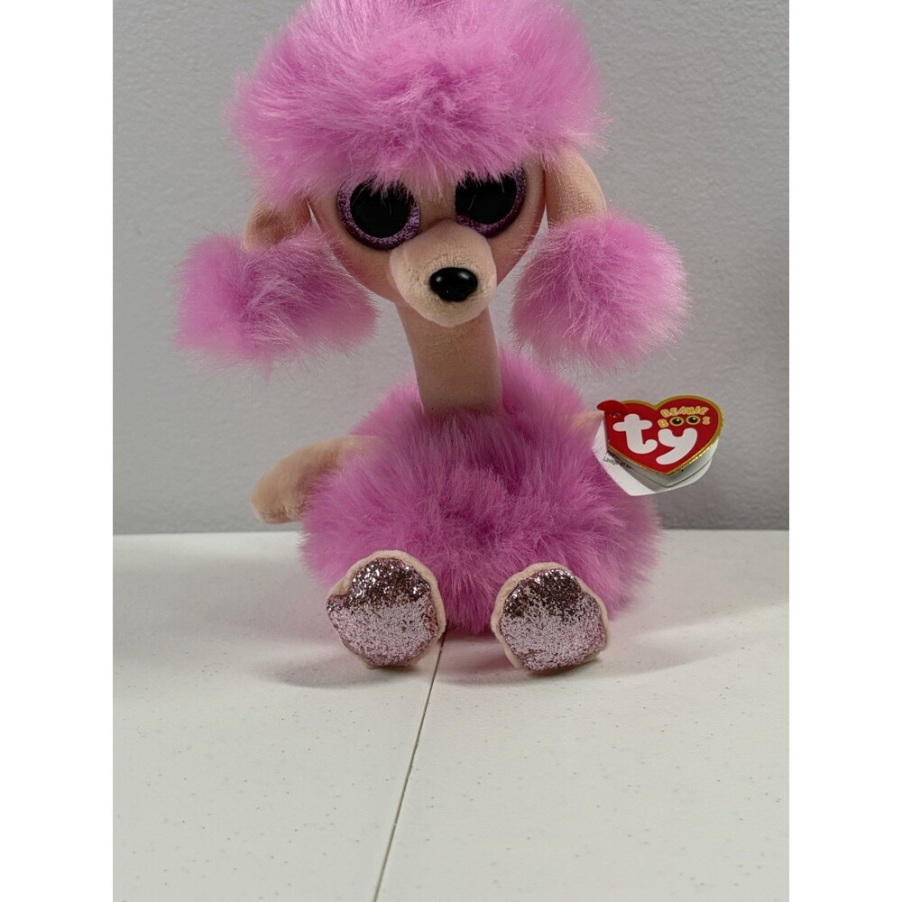 Brand New With Tags Pink Poodle Camilla Ty Beanie Baby